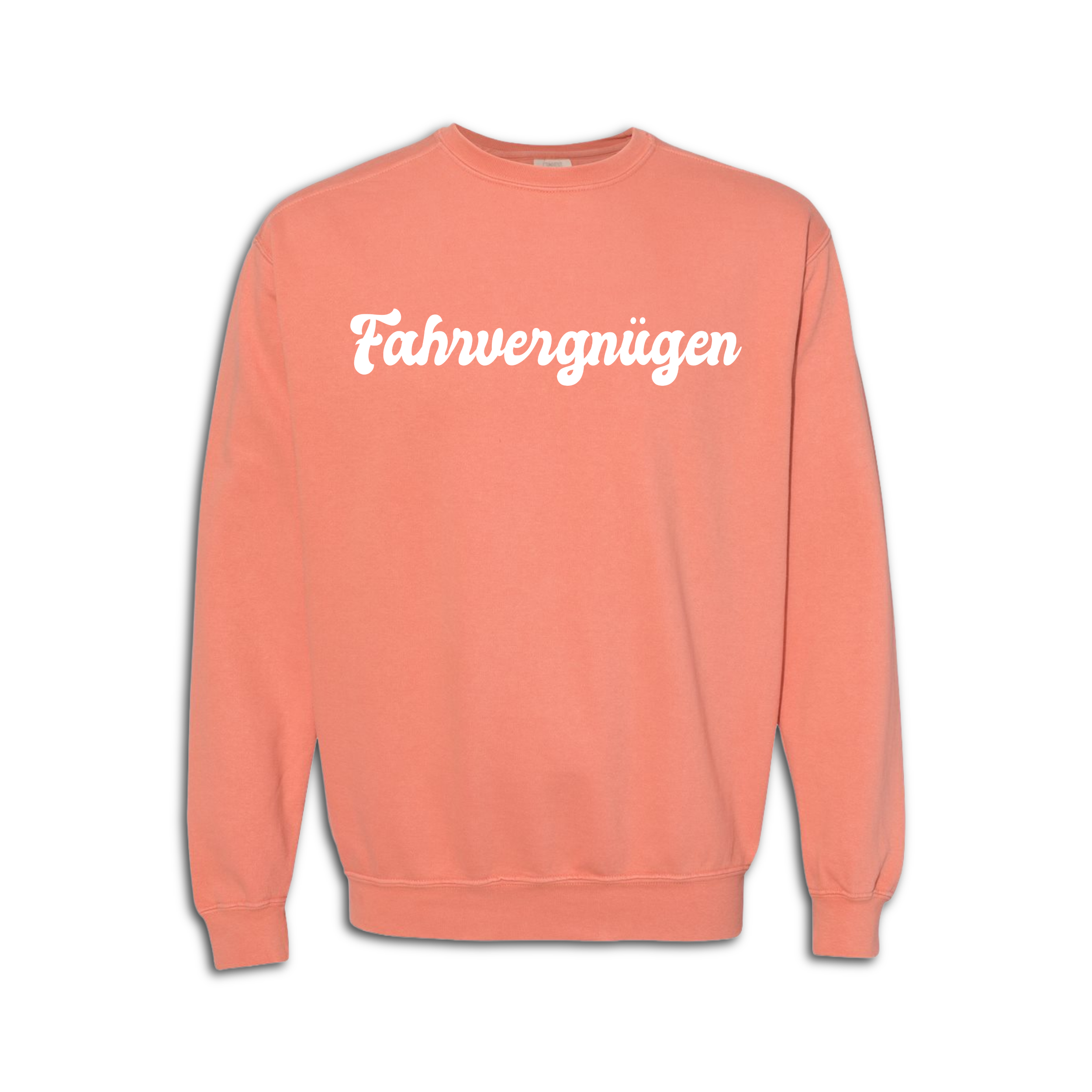 Evergreen Drive Product Image-Fahrvergnügen Crewneck Terracotta.png