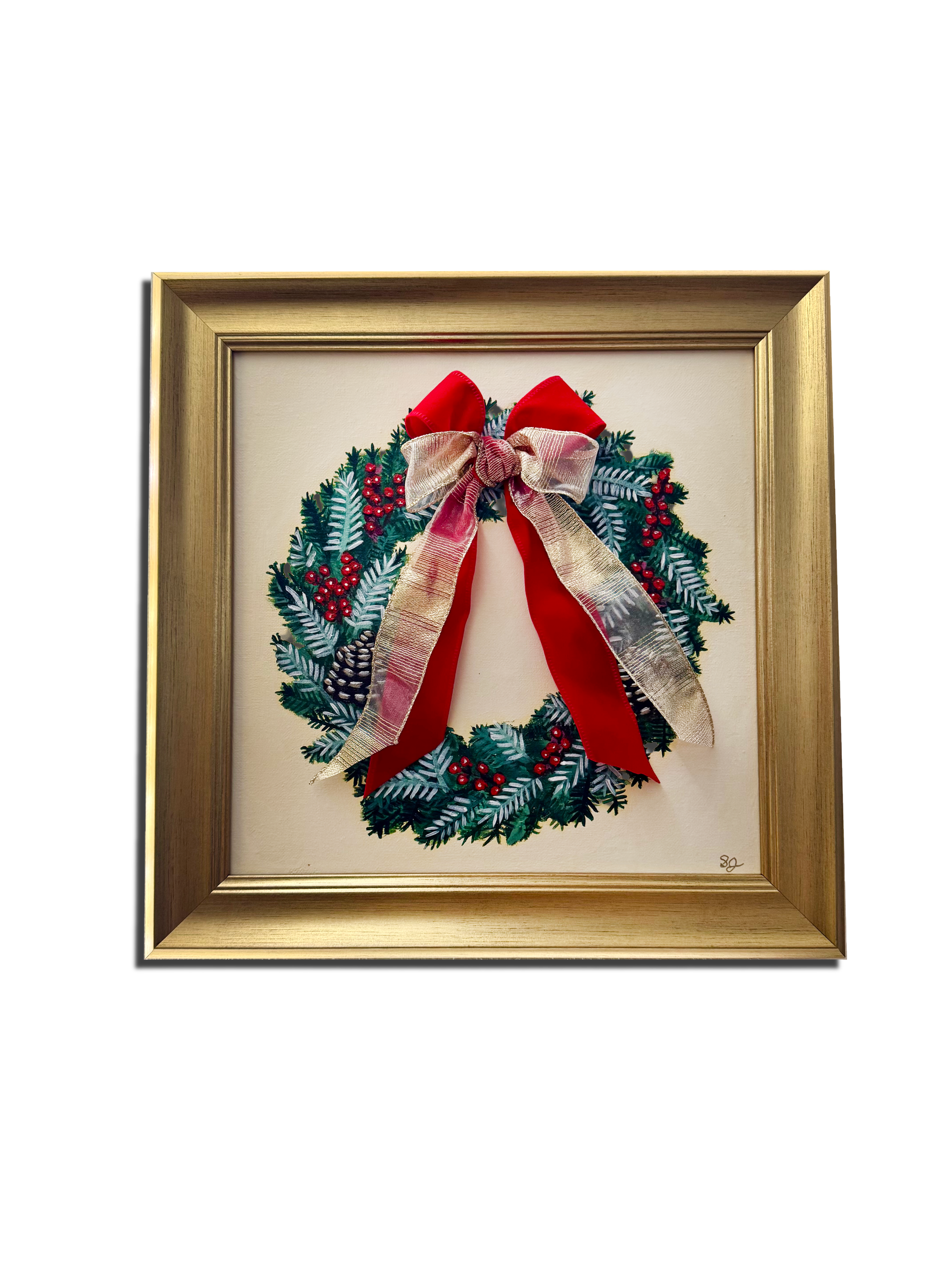 Holiday Wreath 12x12