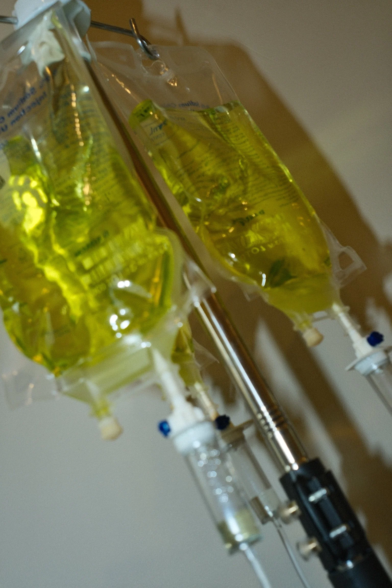 Close-up of a white rose with soft petals against a dark green background.