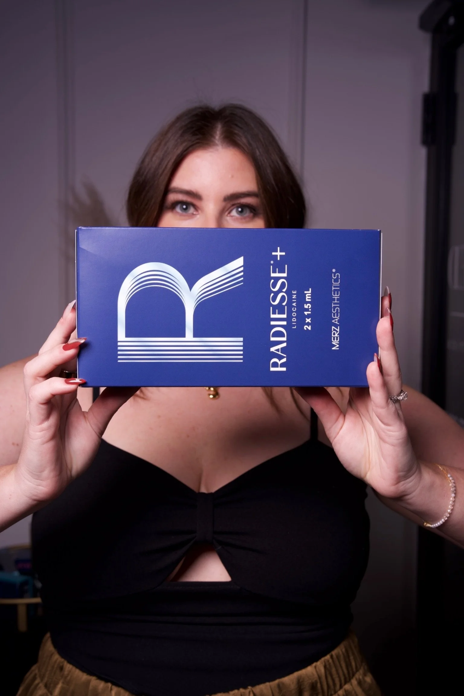 Half moon in the night sky