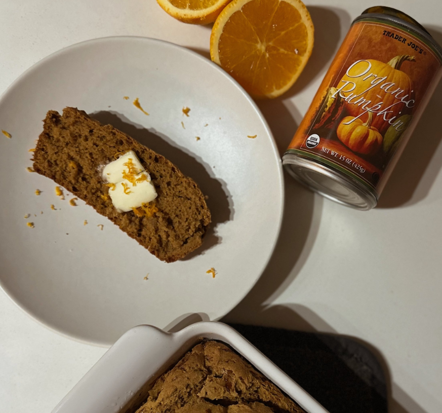Refined Sugar-Free Pumpkin Bread 