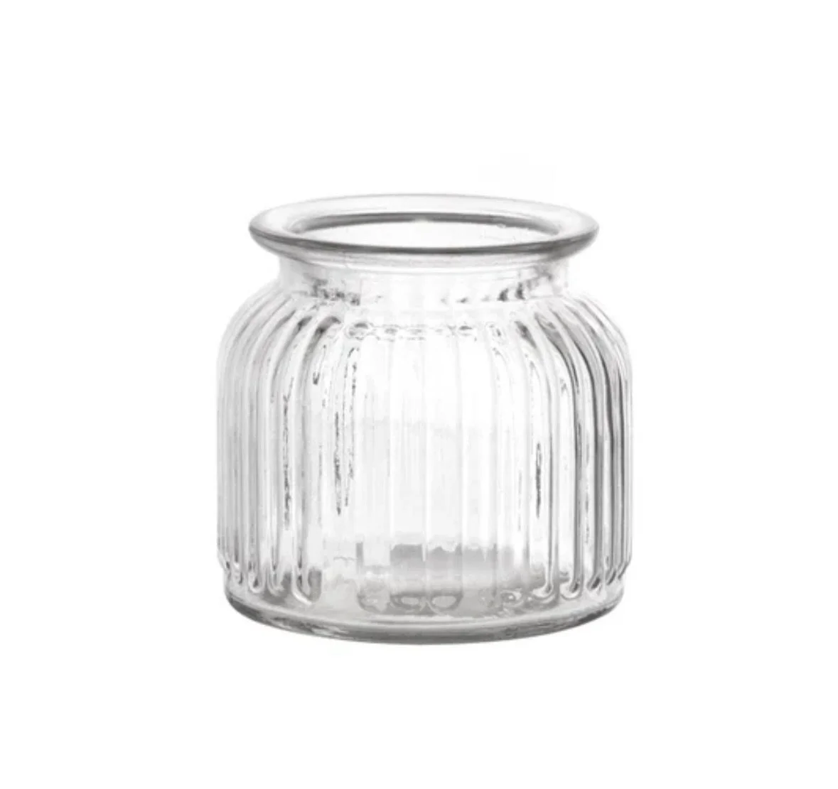 White round vases
