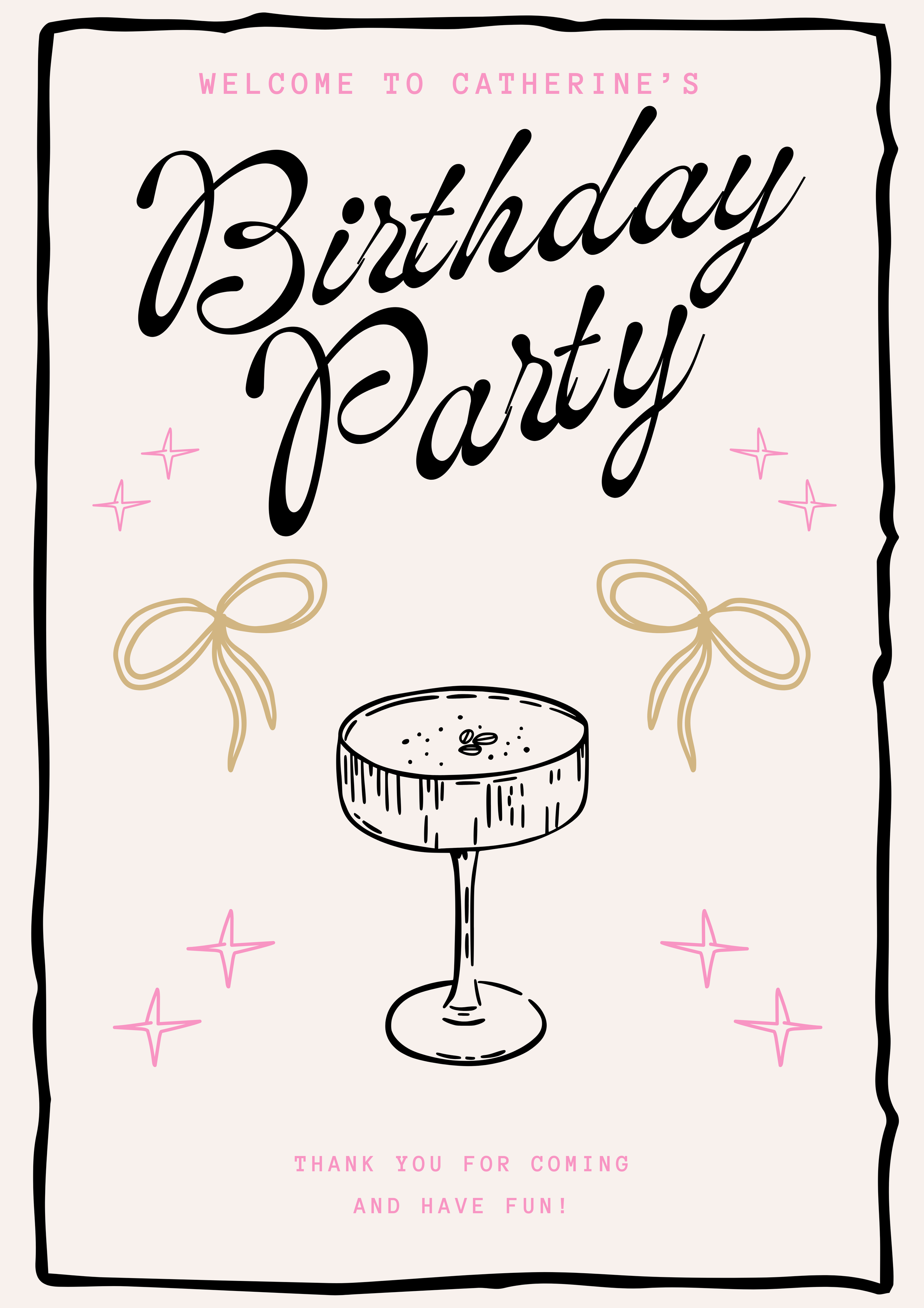 Pink and Beige Illustrative Minimalist Birthday Party Poster.png.PNG