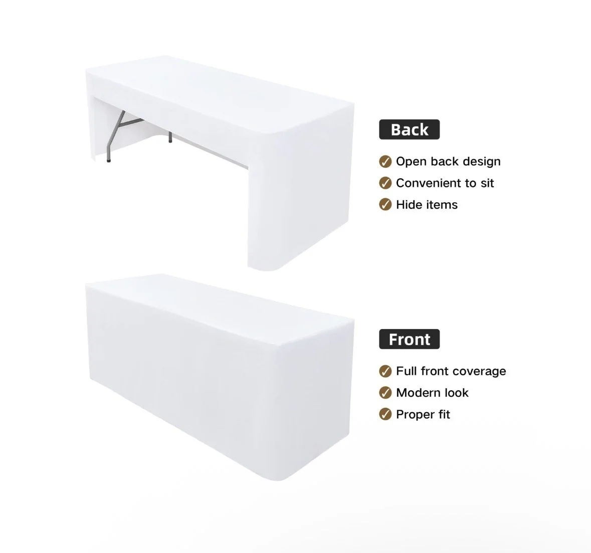 4 foot table with cover