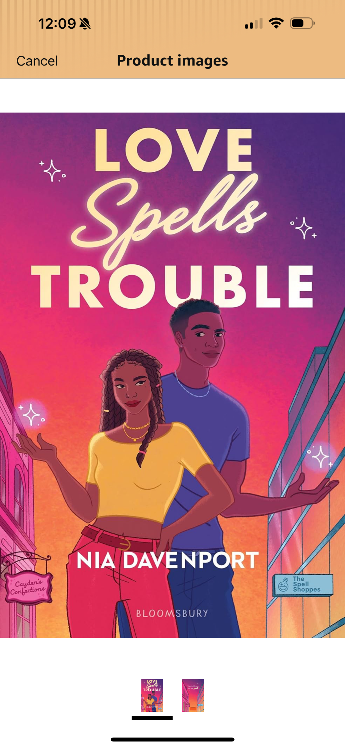 Love spells trouble (hardcover)