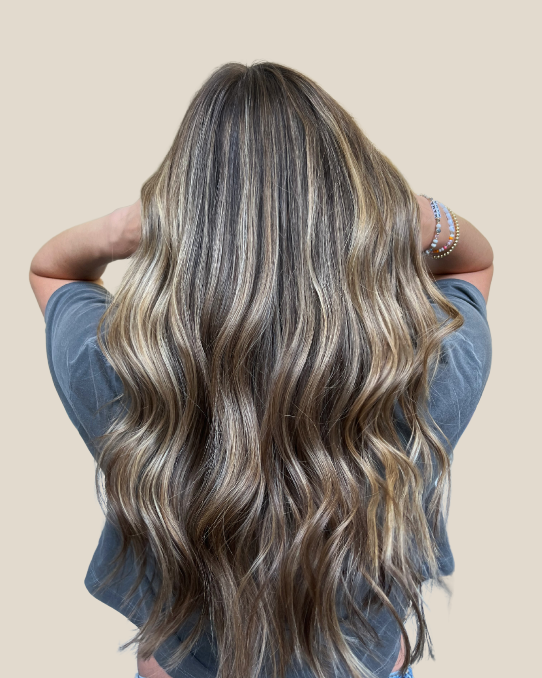 dimensional bronde hair