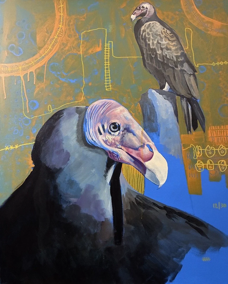 "John Crow say him Nah work on Sunday"
Acrylics  on 24x36 inches stretched canvas 2026