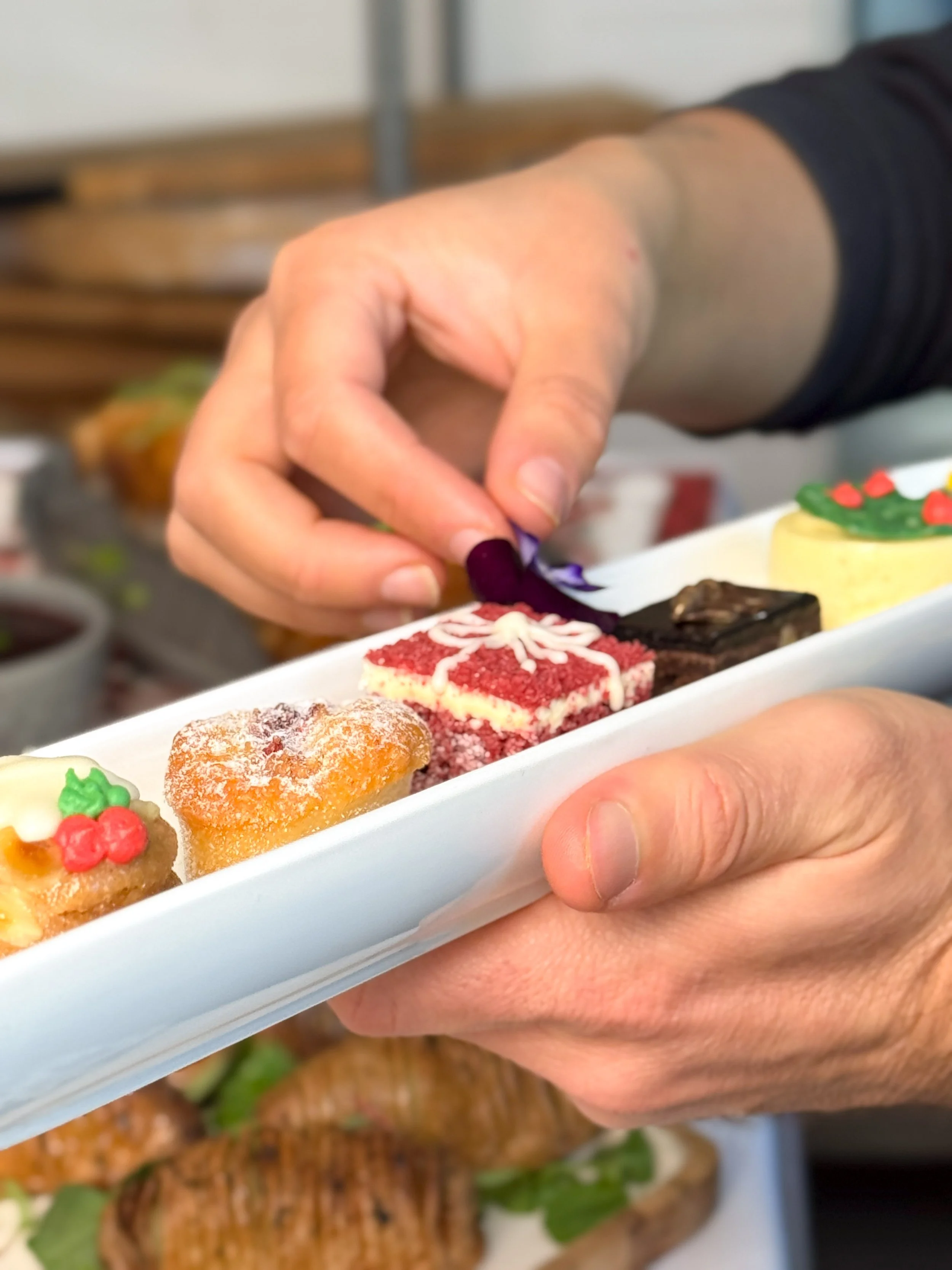 Chef Leo Iza Christmas Petit Fours