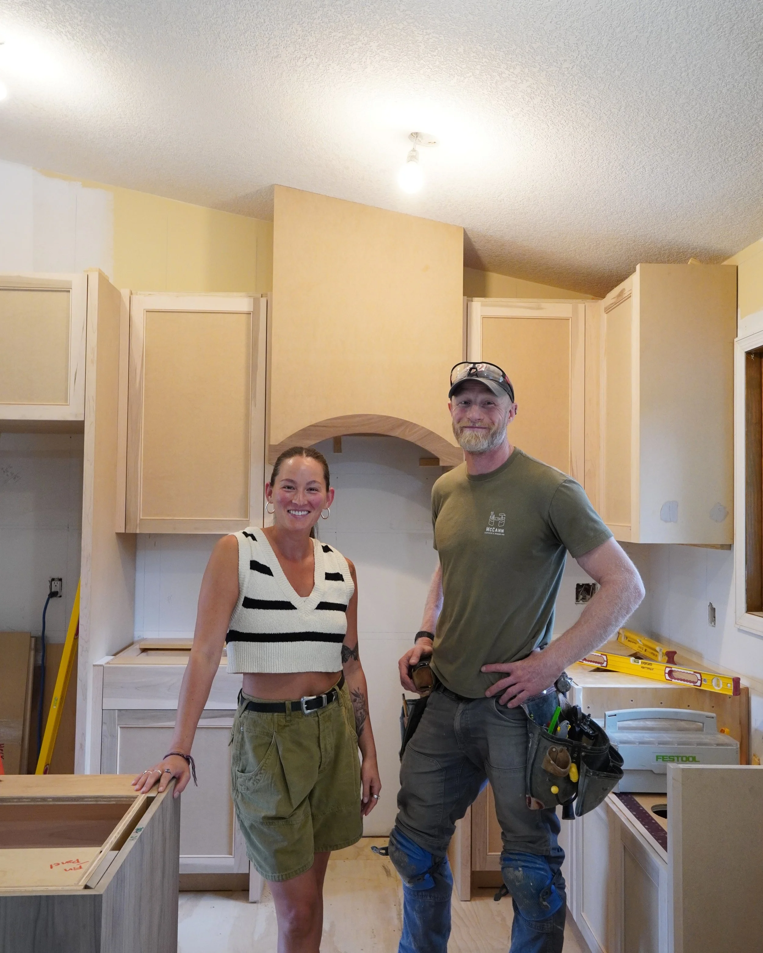 Where design meets construction 🔨

So much happens between the design phase being &ldquo;done&rdquo; and the finished space. Electrical walkthroughs, cabinet installation, problem solving and lots of little details being worked through as constructi