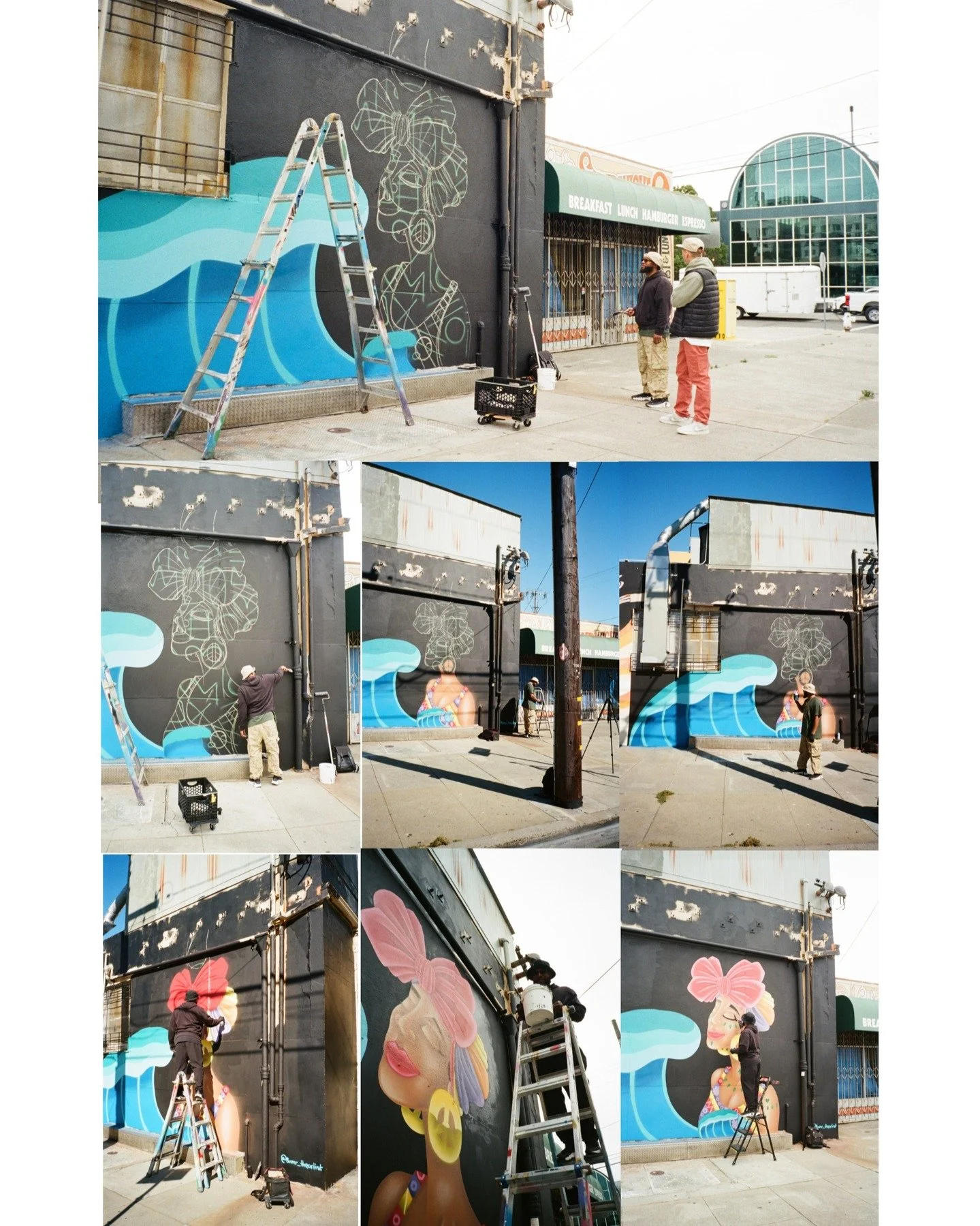 Happy birthday to one of the most imaginative, diligent, and efficient visual artists in Northern California, @bamr_theartist ! 

In August, I had the privilege of photographing Bamr as he completed this mural over the course of 3 days. 

All of his 