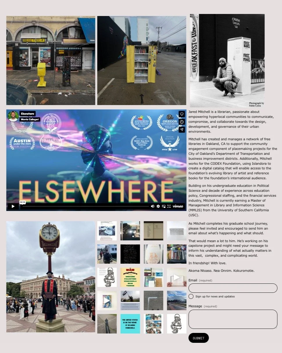 For the past few years, I've been developing a website as a digital library with a hyperlocal focus. And I think it's off to a great start. 

If you ever want to say hi, feel free to swing by. We're 24/7 live at: 

TopsoilProject.org