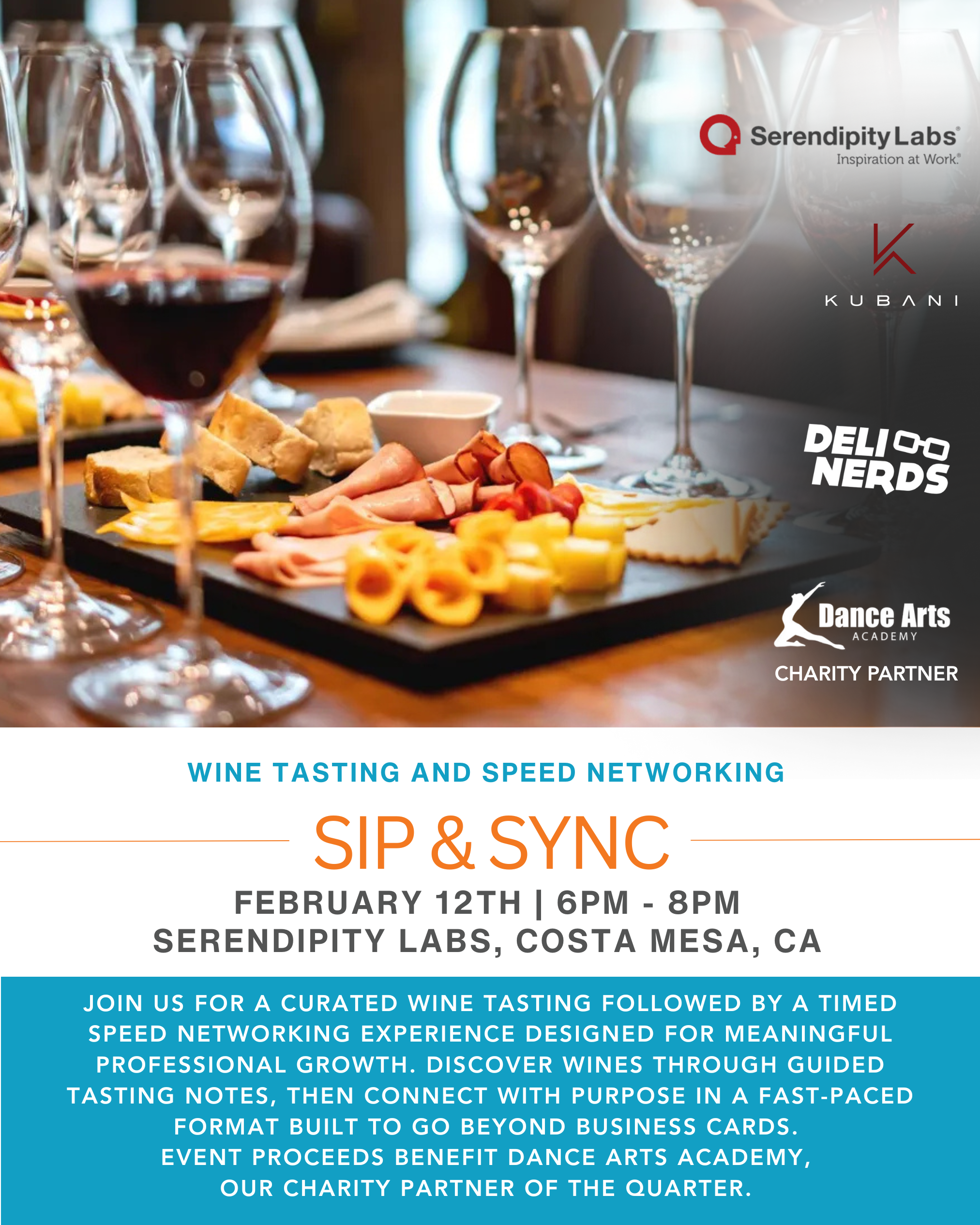 Sip & Sync | Wine Tasting and Speed Networking
