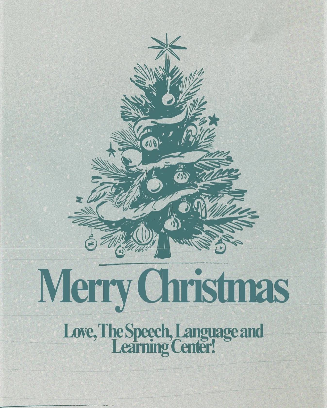 ✨ Wishing our families, clients, and community a joyful holiday season filled with peace, growth, and bright moments. 🎄

Merry Christmas from all of us at Love, The Speech, Language &amp; Learning Center ❤️