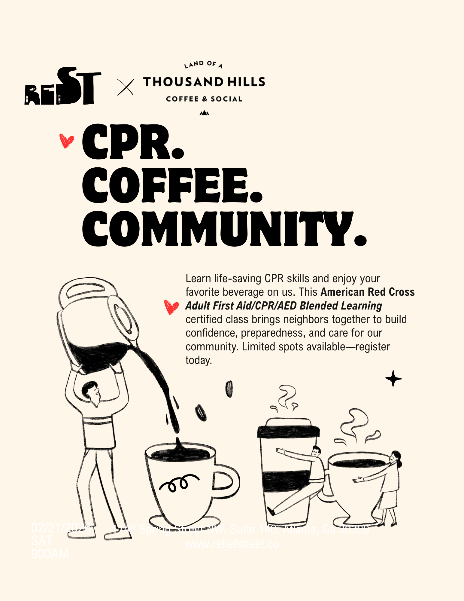 American Red Cross Adult/Pediatric First Aid/CPR/AED Blended Learning