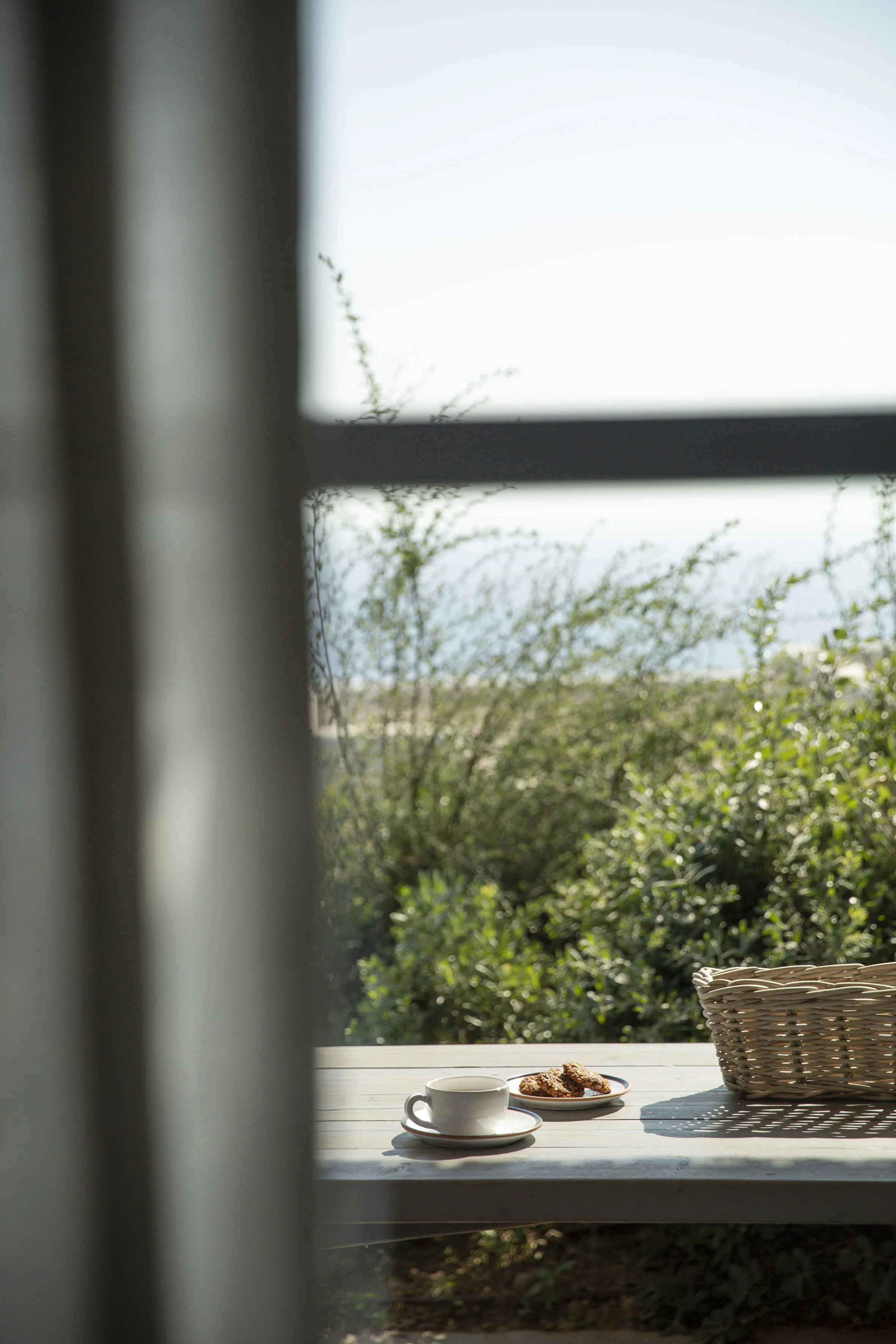 A view of the garden from a suite at Verina Astra, Sifnos, Greece.