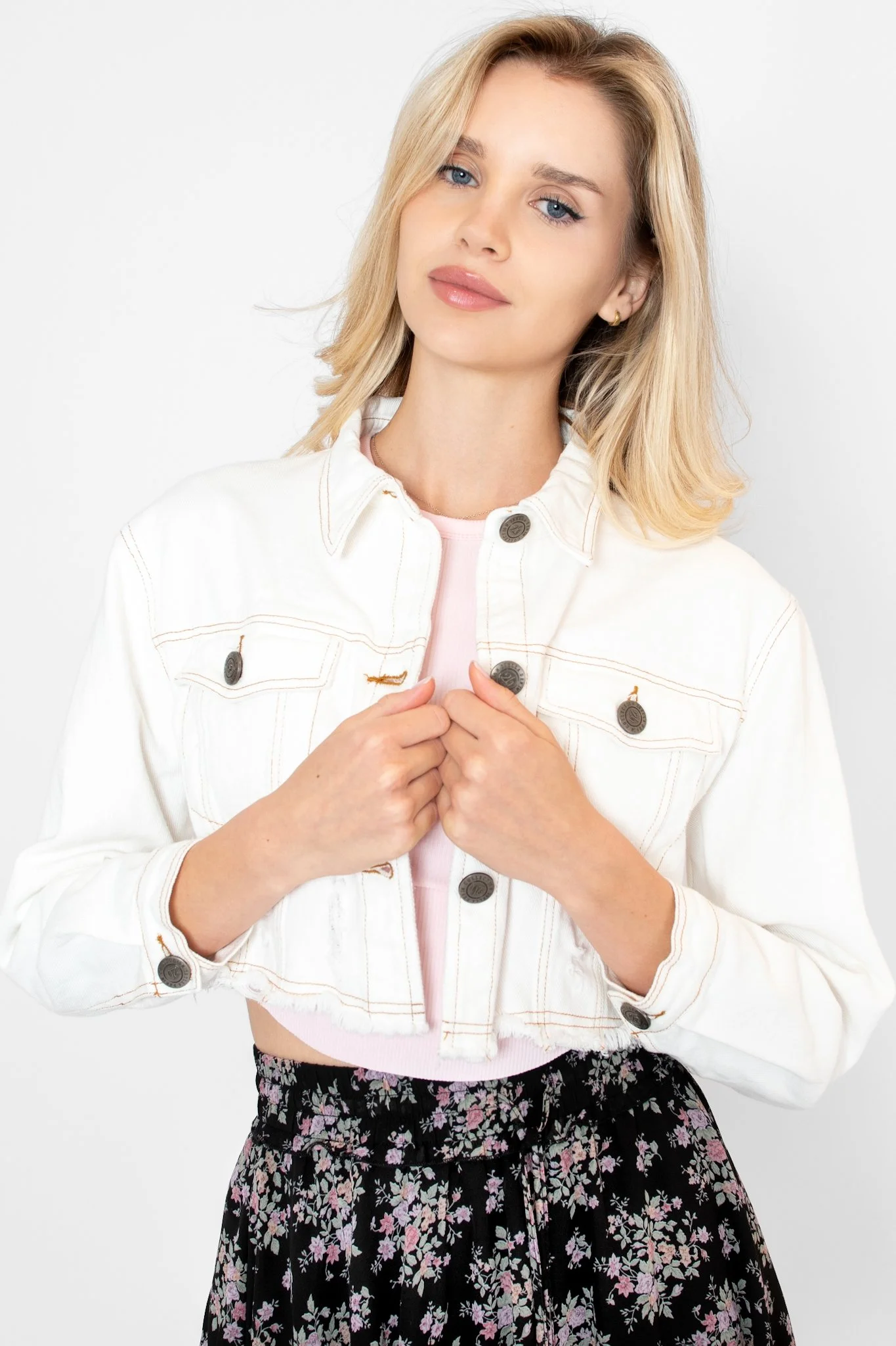 White Denim Jacket