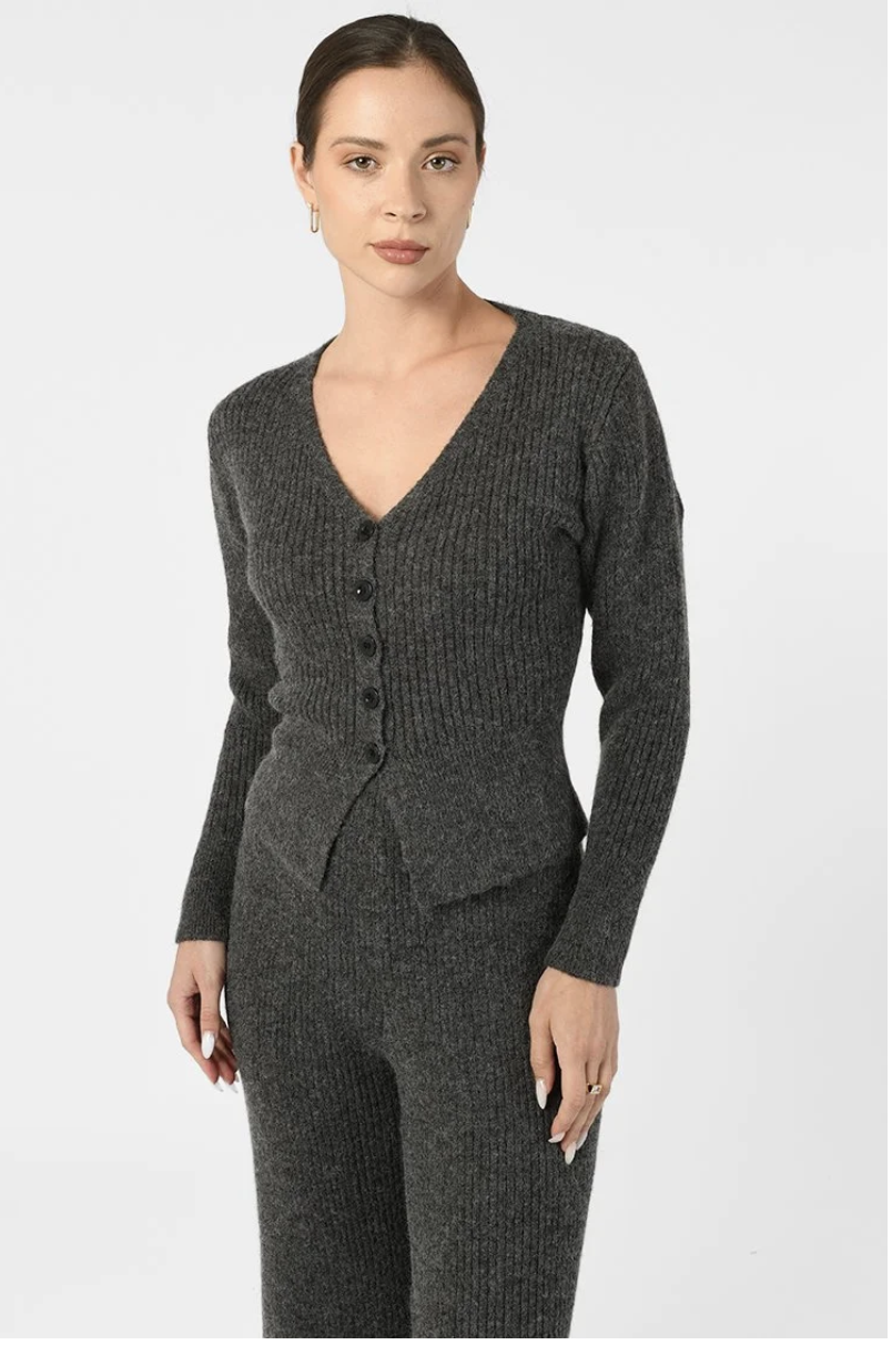 2-Piece Knit Set grey