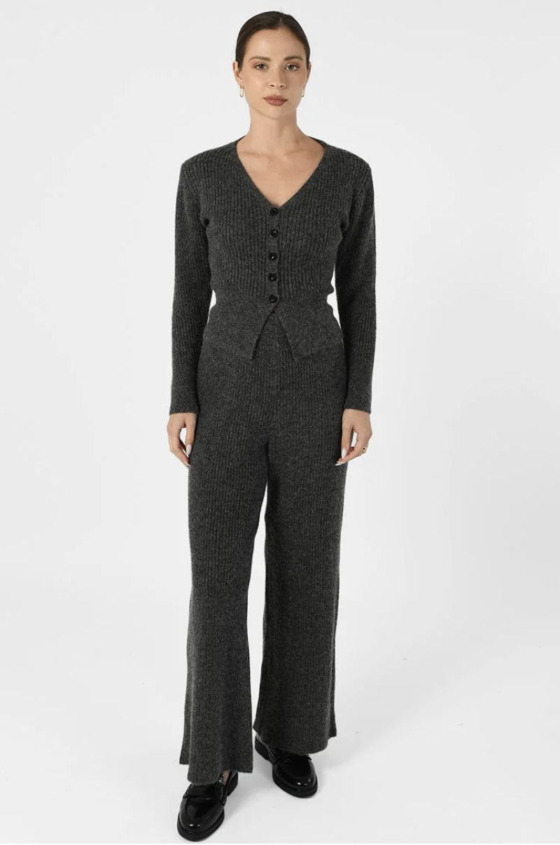 2-Piece Knit Set grey