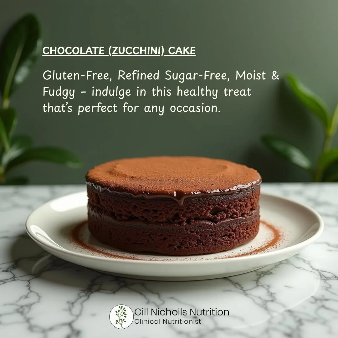 I don&rsquo;t often post dessert recipes &mdash; mostly because I&rsquo;m not a natural baker 🙈... but this one is a total winner 🍫✨

My Healthy Chocolate Zucchini Cake is everything I want in a sweet treat:
✔ Gluten-free
✔ Naturally sweetened
✔ Ma