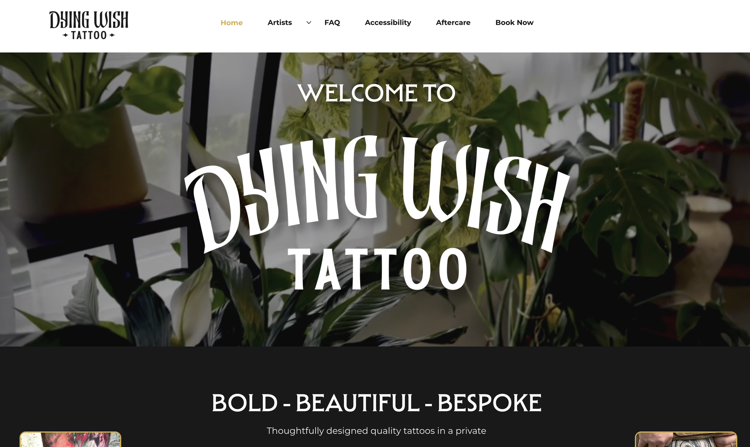 Dying Wish Tattoo