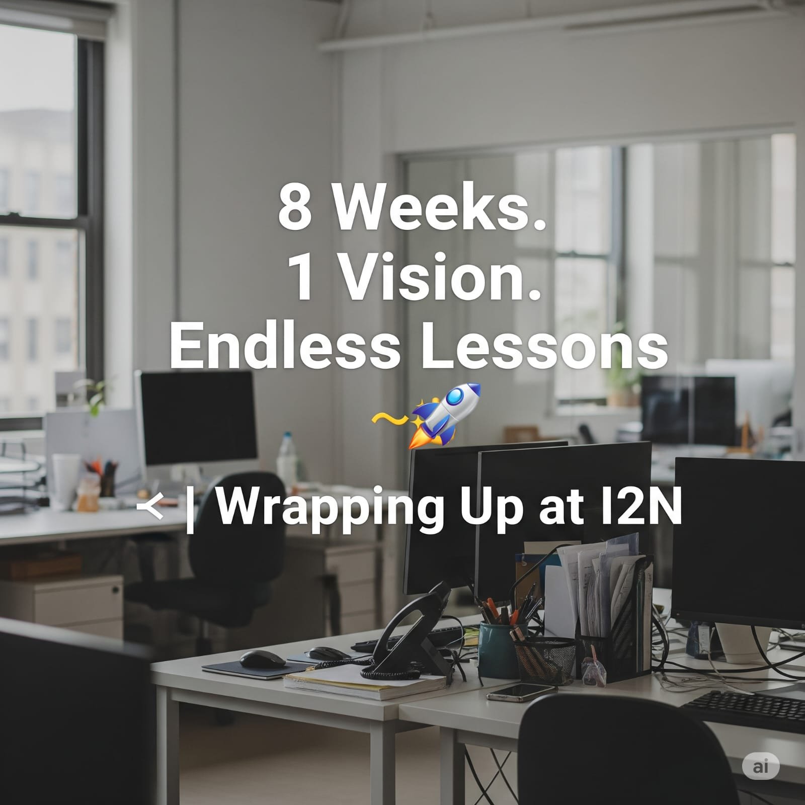 8 Weeks. 1 Vision. Endless Lessons 💼 | Wrapping Up at I2N