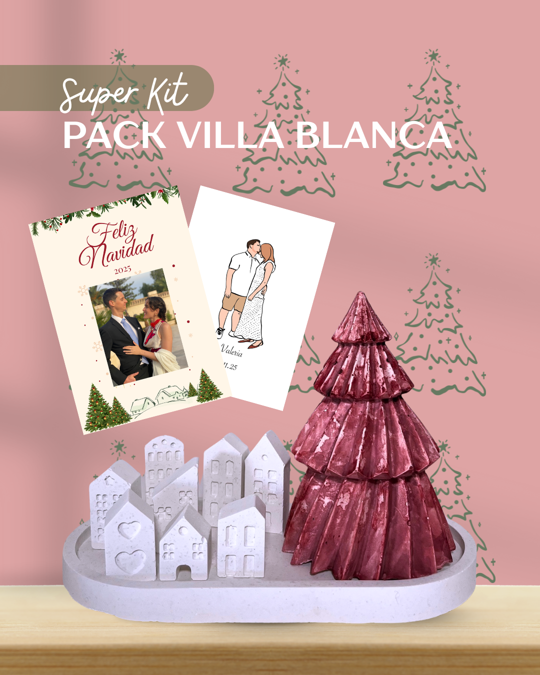 Super Kit Navideño Villa Blanca