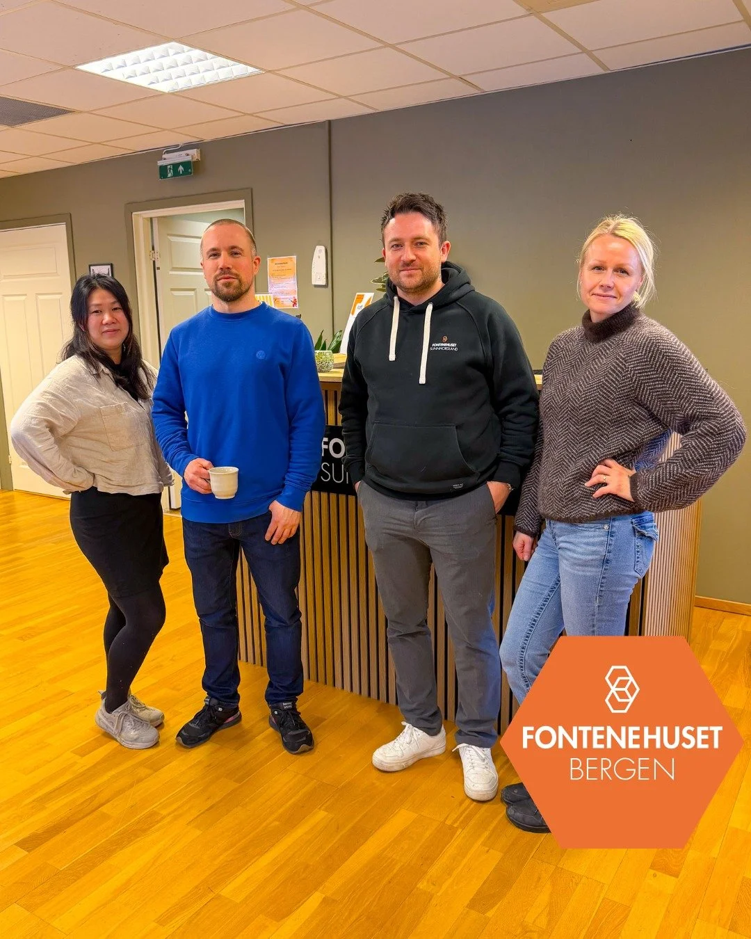 Som en del av det &aring; v&aelig;re fadderhus for @fontenehuset_sunnhordland  reiste to representanter fra Medieenheten v&aring;r til Leirvik p&aring; Stord og utvekslet erfaringer rundt det &aring; jobbe med medieoppgaver. 💻

Det Fontenehuset Sunn