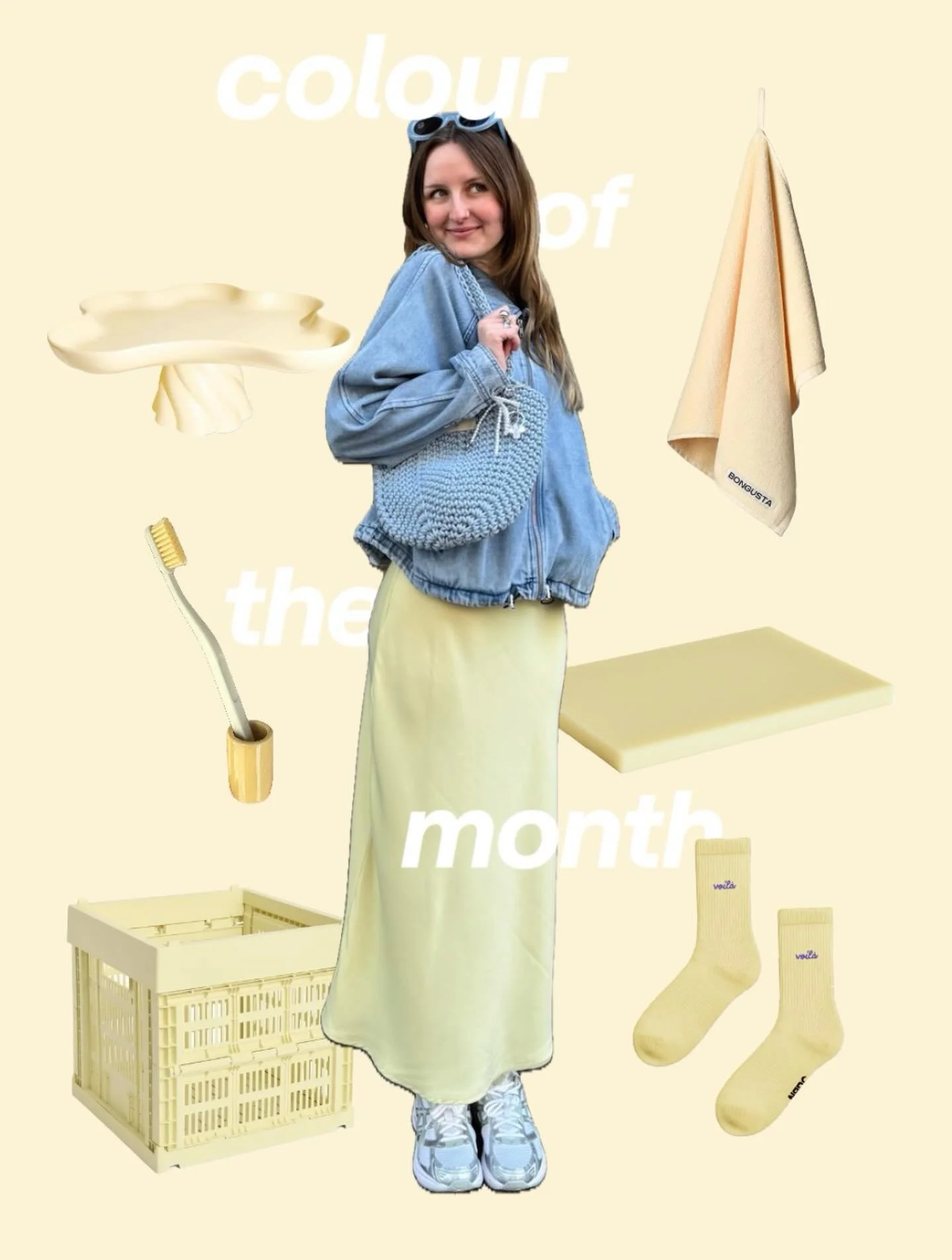 Keeper-colour of the month🥞🧈
our march: soft yellow

all items available at our store
outfit by @jobrauer 

#colourofthemonth #keeperconceptstore #interior #fashion march