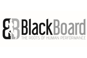 Black Board logo with the slogan 'The Roots of Human Performance'