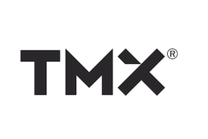TMX logo in black text