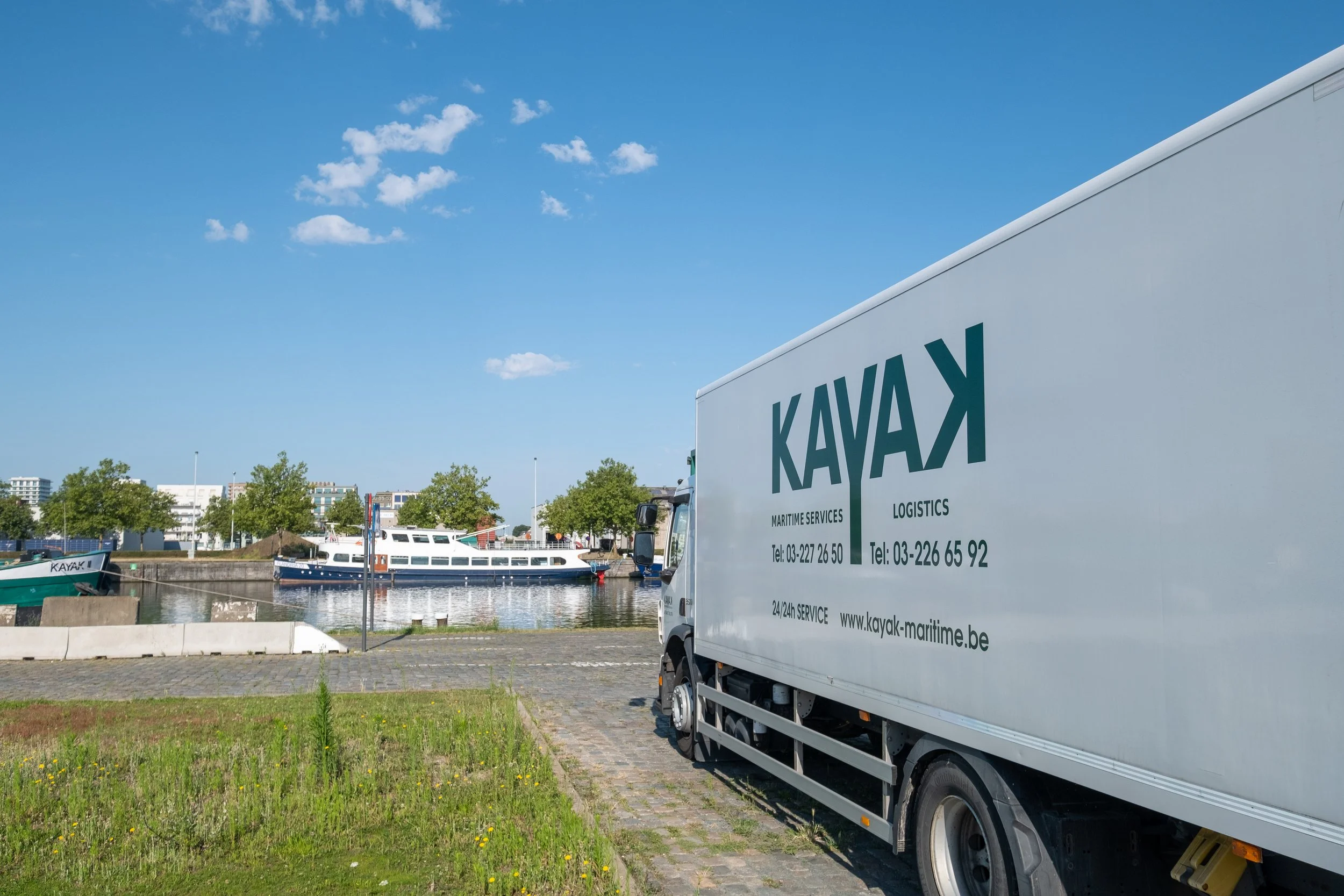 Weither your cargo is small or large: Kayak Maritime Services are here to help. Even with transport and custom's clearance