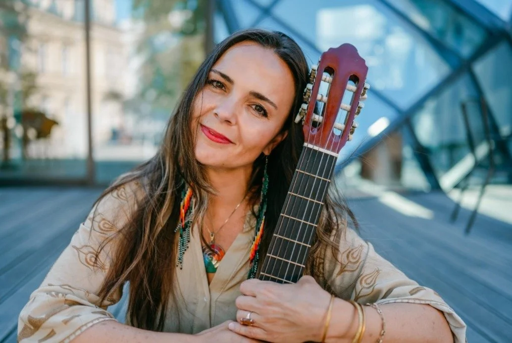 Close-up portrait of Sarka Elias