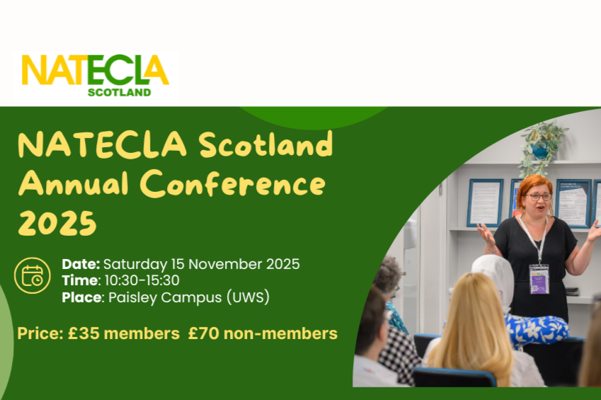 NATECLA Scotland Conference 2025