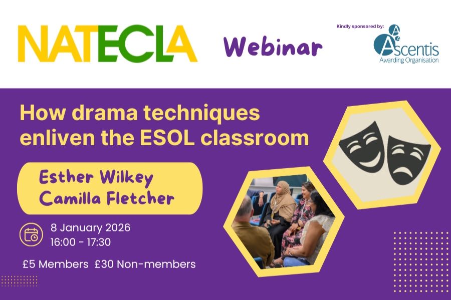 NATECLA Webinar: How Drama Techniques Enliven the ESOL Classroom