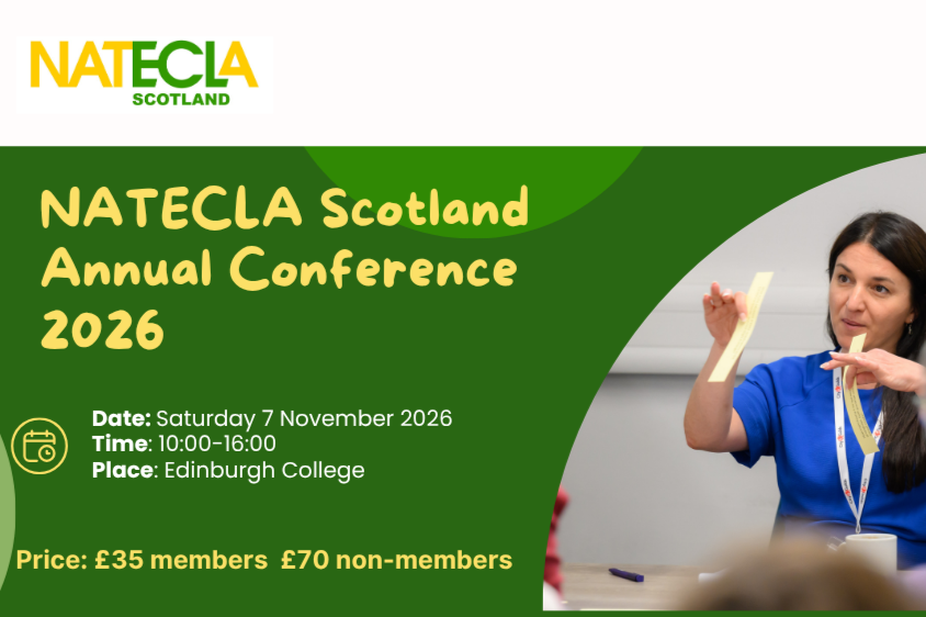 NATECLA Scotland Conference 2026 