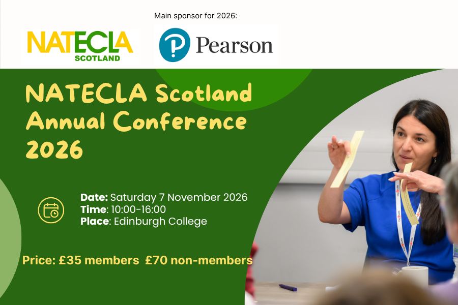 NATECLA Scotland Conference 2026 