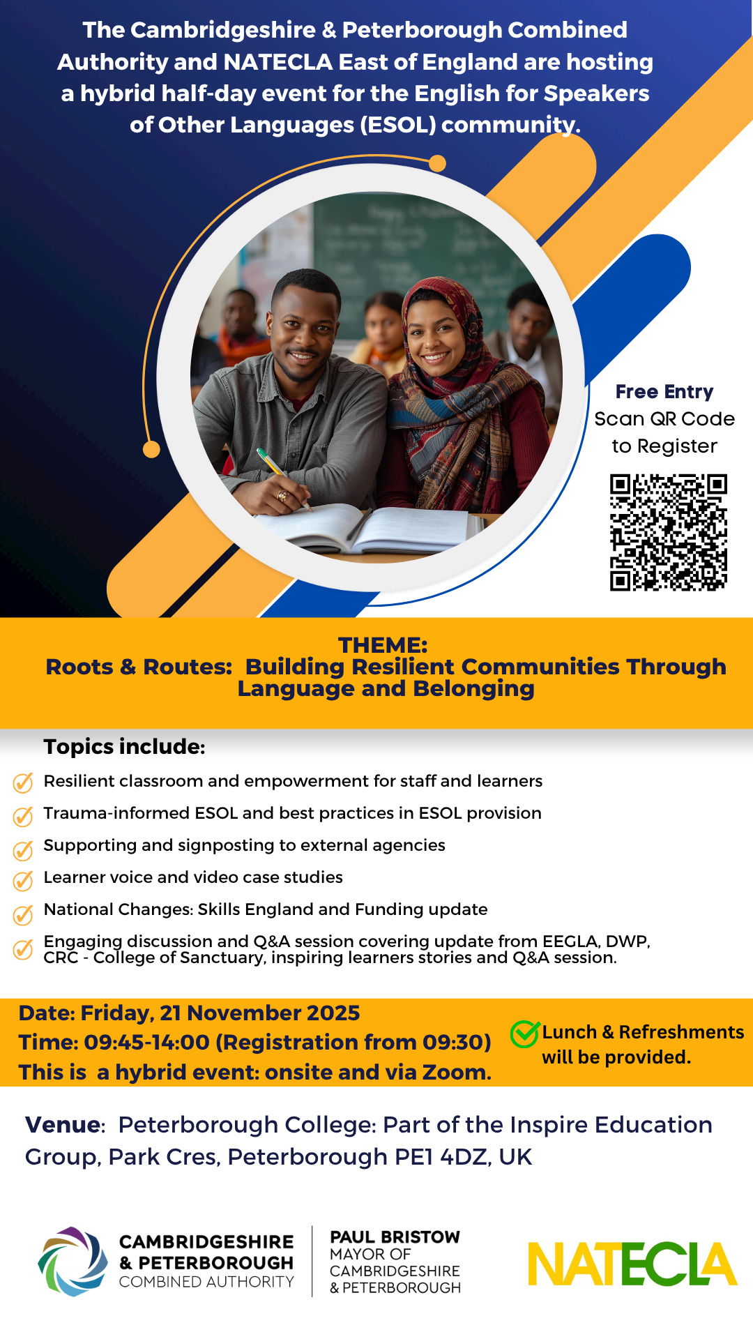 East of England ESOL Conference: Roots and routes: Building resilient ...