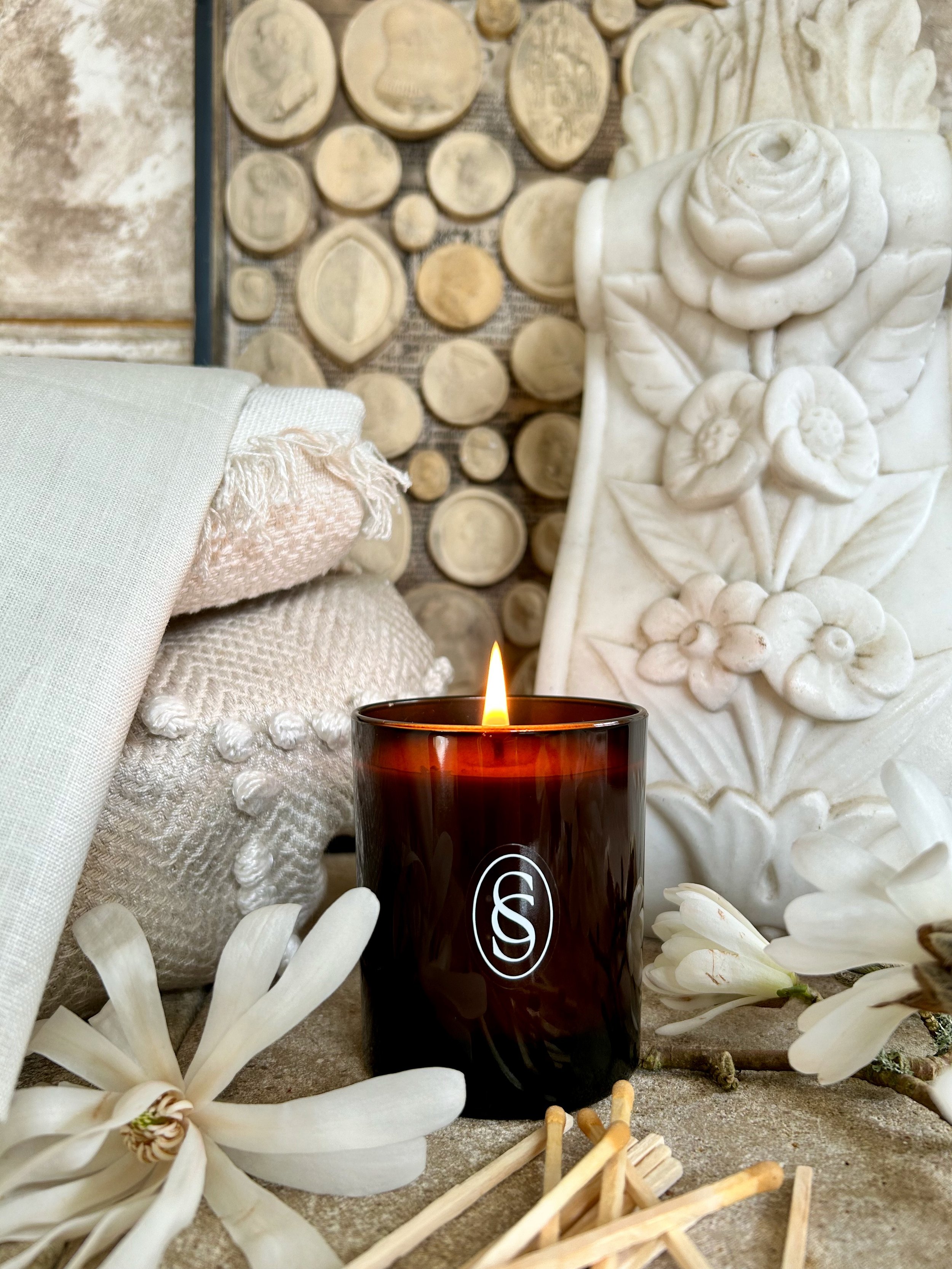 Fresh Linens 20cl in amber glass
