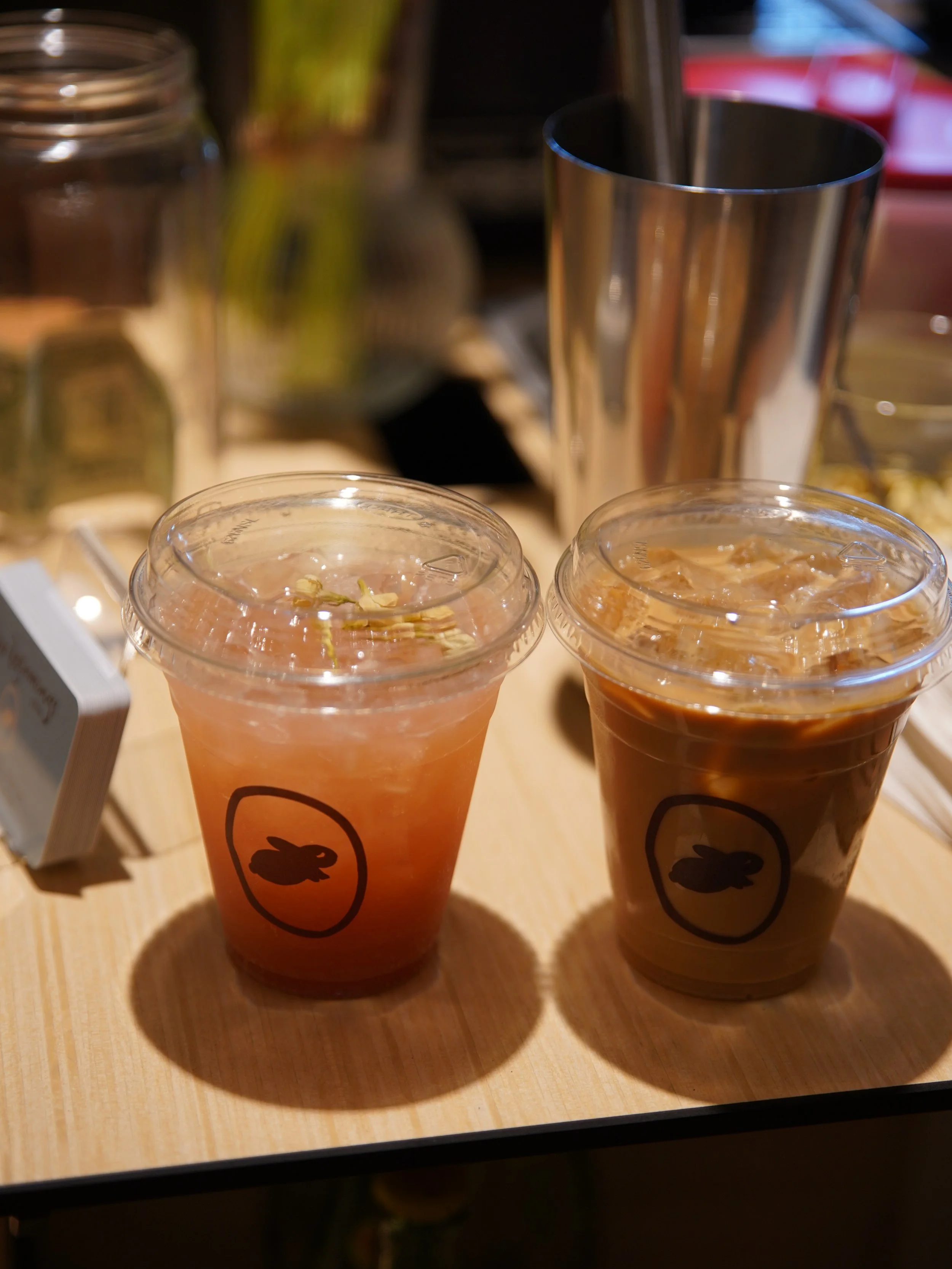 Guava fizz and Salted Vanilla Bean latte