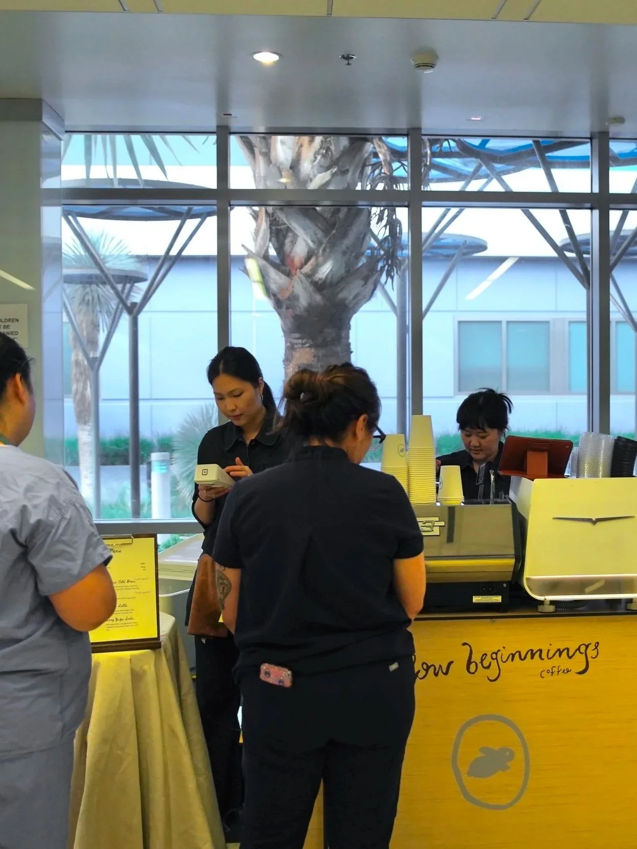 Hospital espresso cart