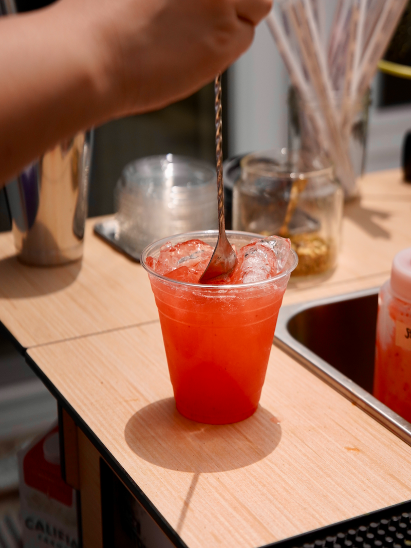 Strawberry Yuzu Fizz