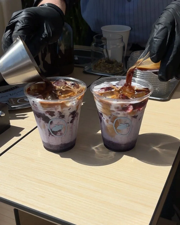 🫐💙🌀🫐 blueberry lattes !