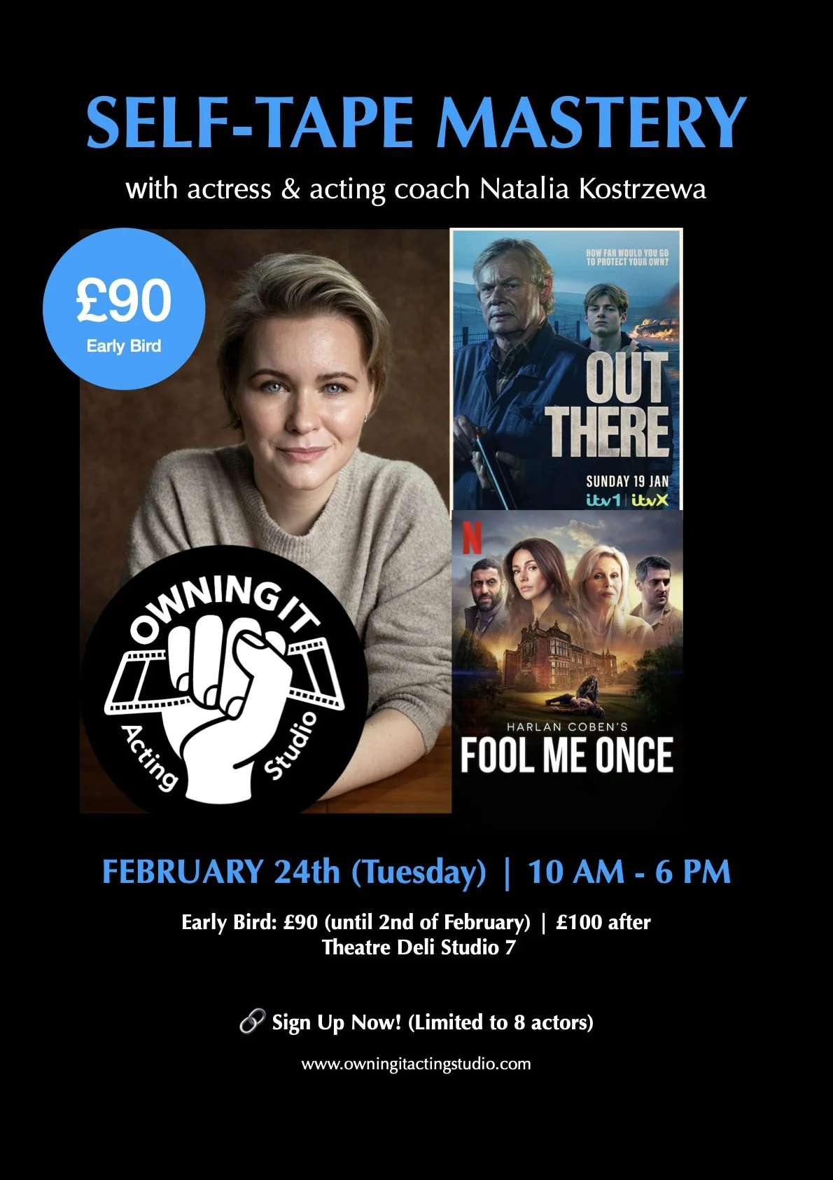 Self-Tape MASTERY 24th of February 10-6pm