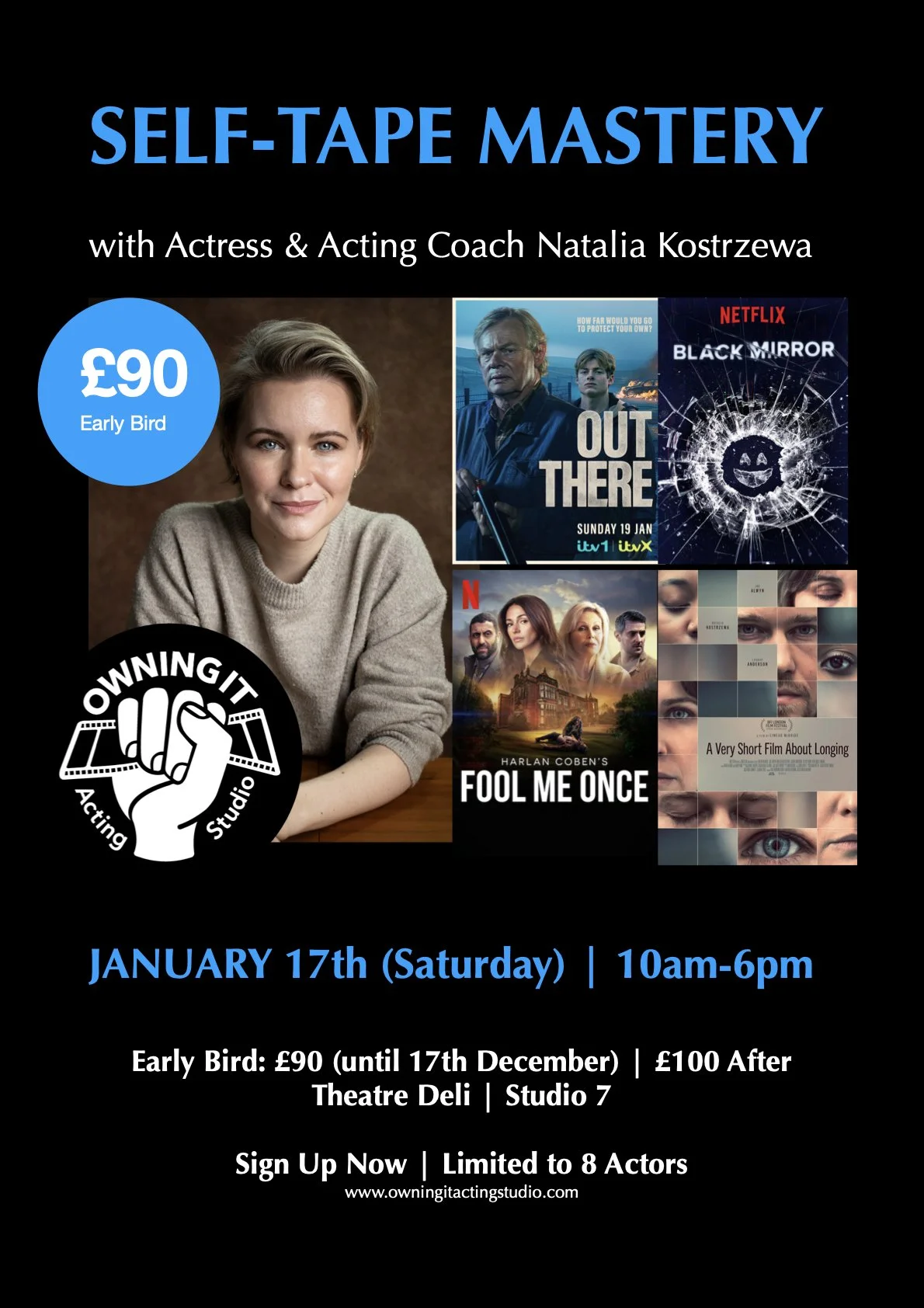 best Self Tape Mastercalss in London for actors