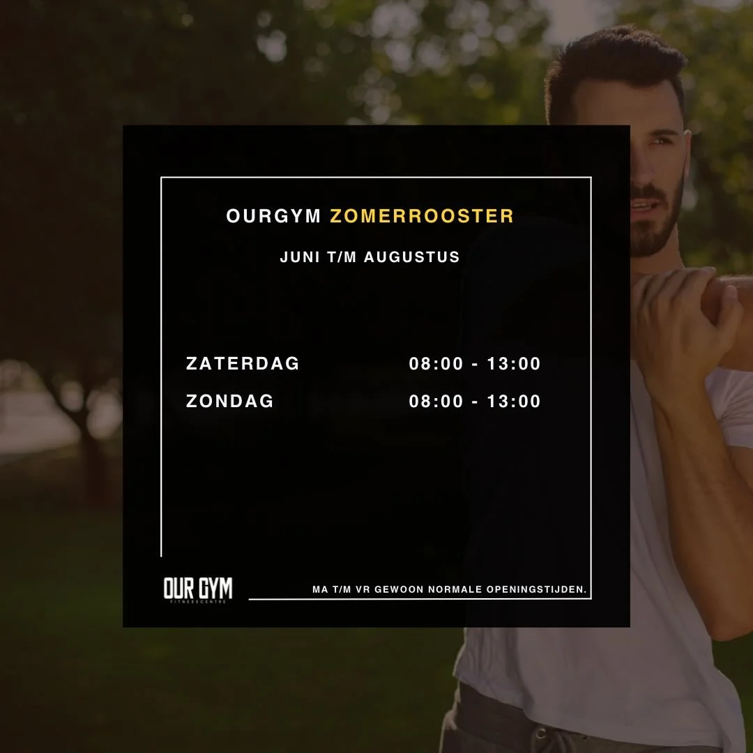 ☀️️ ZOMERROOSTER vanaf juni t/m augustus! ☀️️

De zomer staat voor de deur, en dat betekent dat we de weekenden net even iets anders gaan indelen! Vanaf juni tot en met augustus hanteren we een aangepast zomerrooster voor de weekenden.

We openen de 