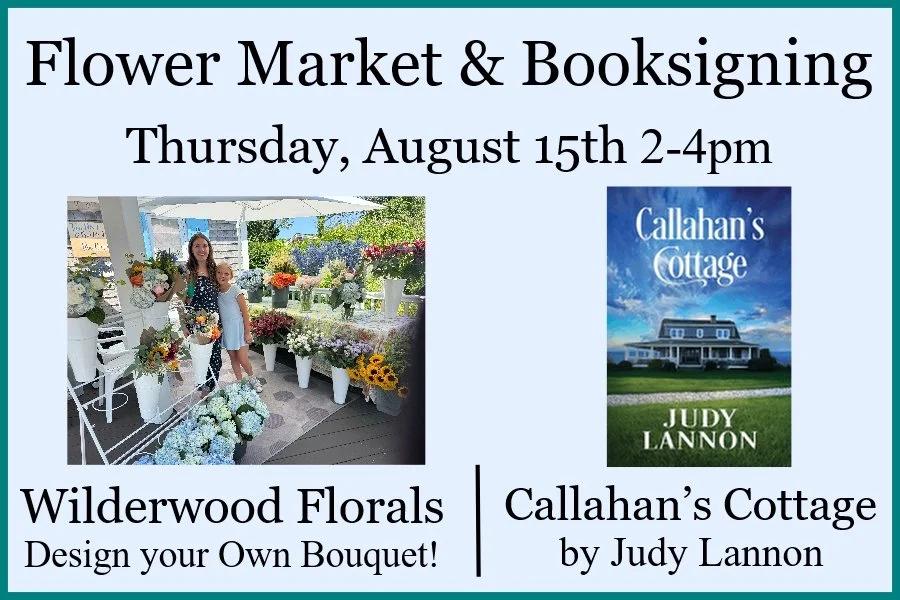 August 15th from 2-4pm | Wilderwood Floral Pop-Up Flower Market + Judy Lannon Booksigning!