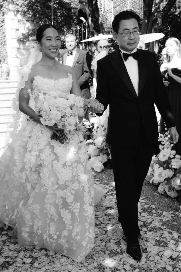 my-lake-como-wedding-planning-planner-expert-italy-bride-groom-together-married-ceremony-walking-down-aisle