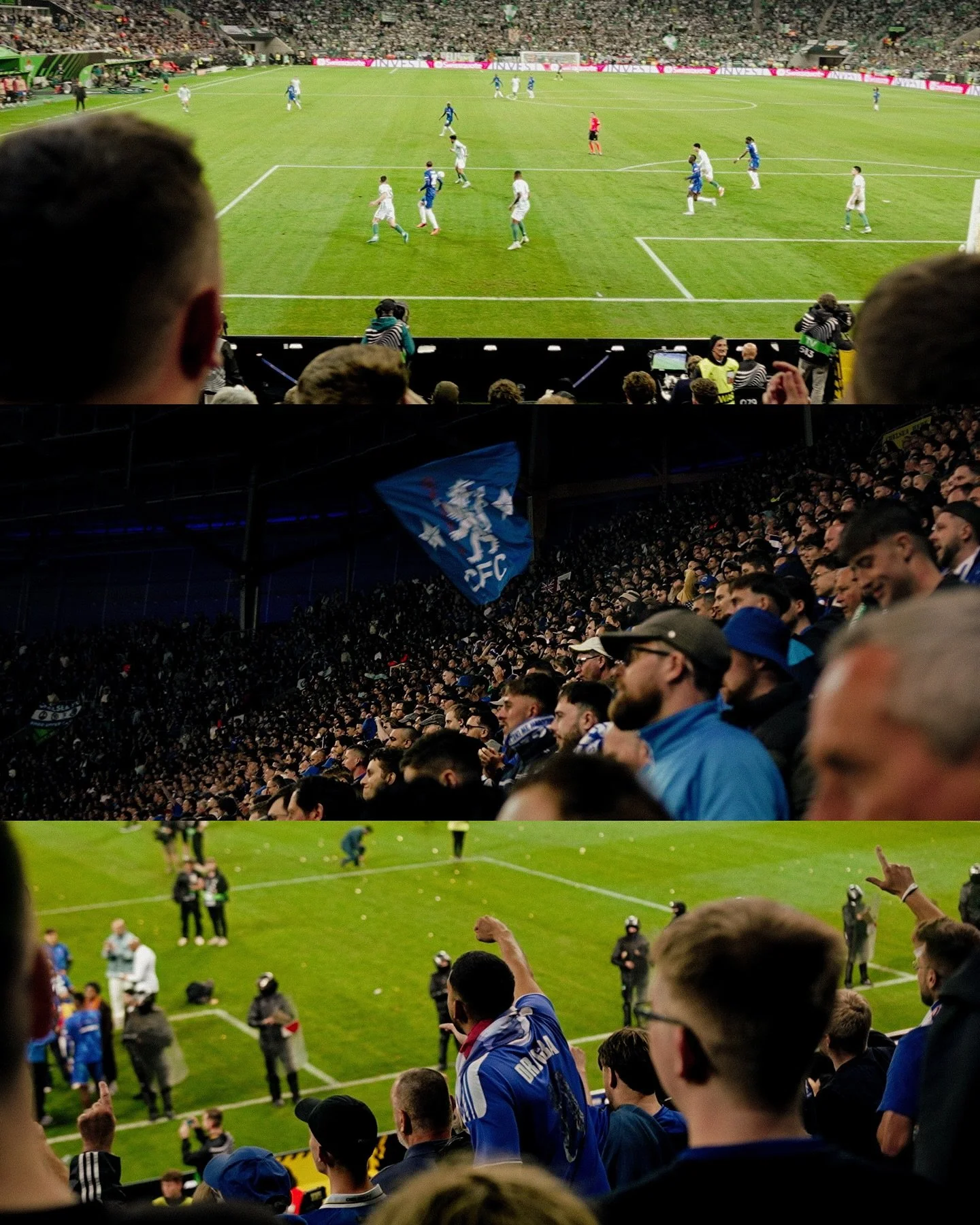 A couple frames form the 2025 Conference League final - absolutely electric and great to be in the stands with the Chelsea fans 👕
-
#cinematography #handheld #ChelseaFans #FanPOV #UEFAConferenceLeague #MatchdayVibes