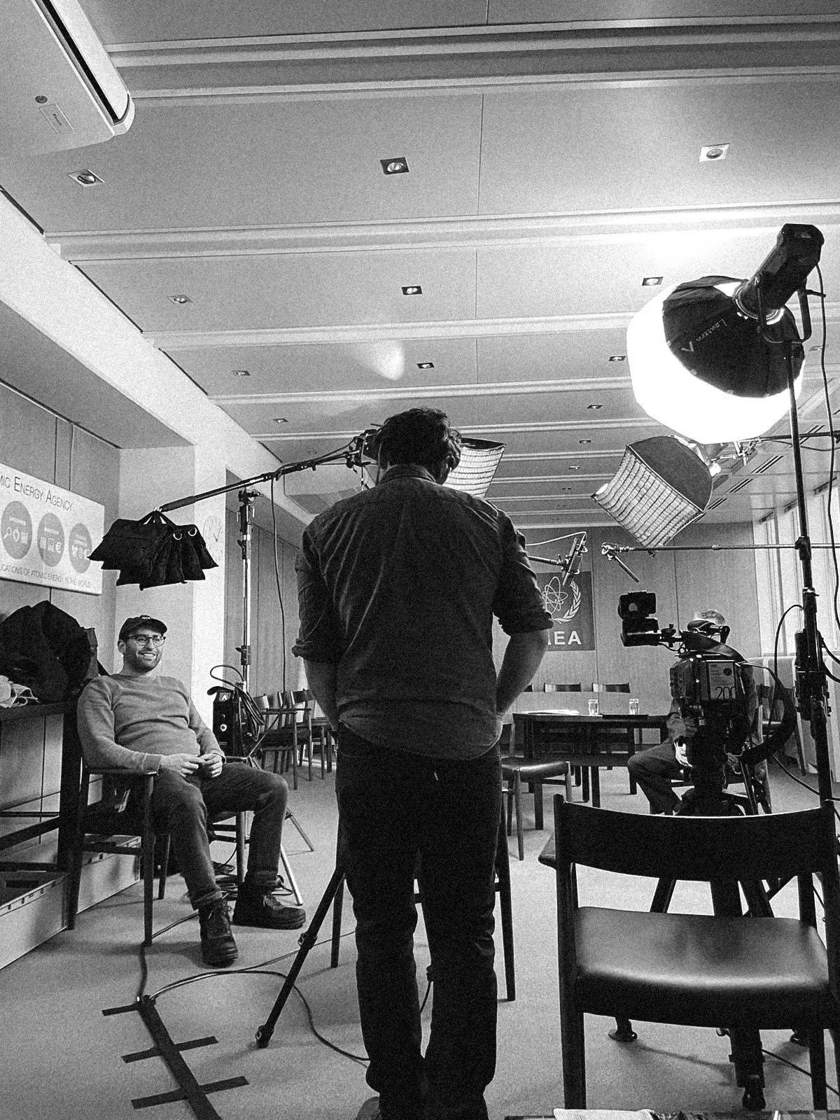 From a cold inbound message to shooting inside the United Nations IAEA for The Economist &mdash; all in under four days.

This one was a reminder of why I love what I from the role of a Director and Producer.

Crew assembled within 4 hours.
Full plan
