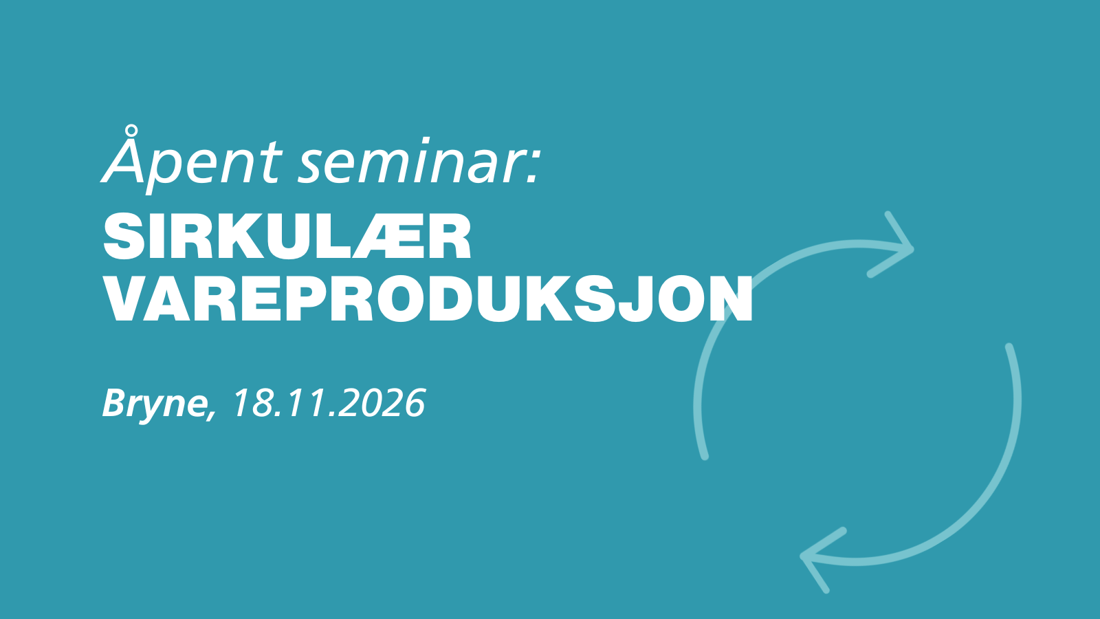 Design og forretningsmodeller for sirkulære løsninger